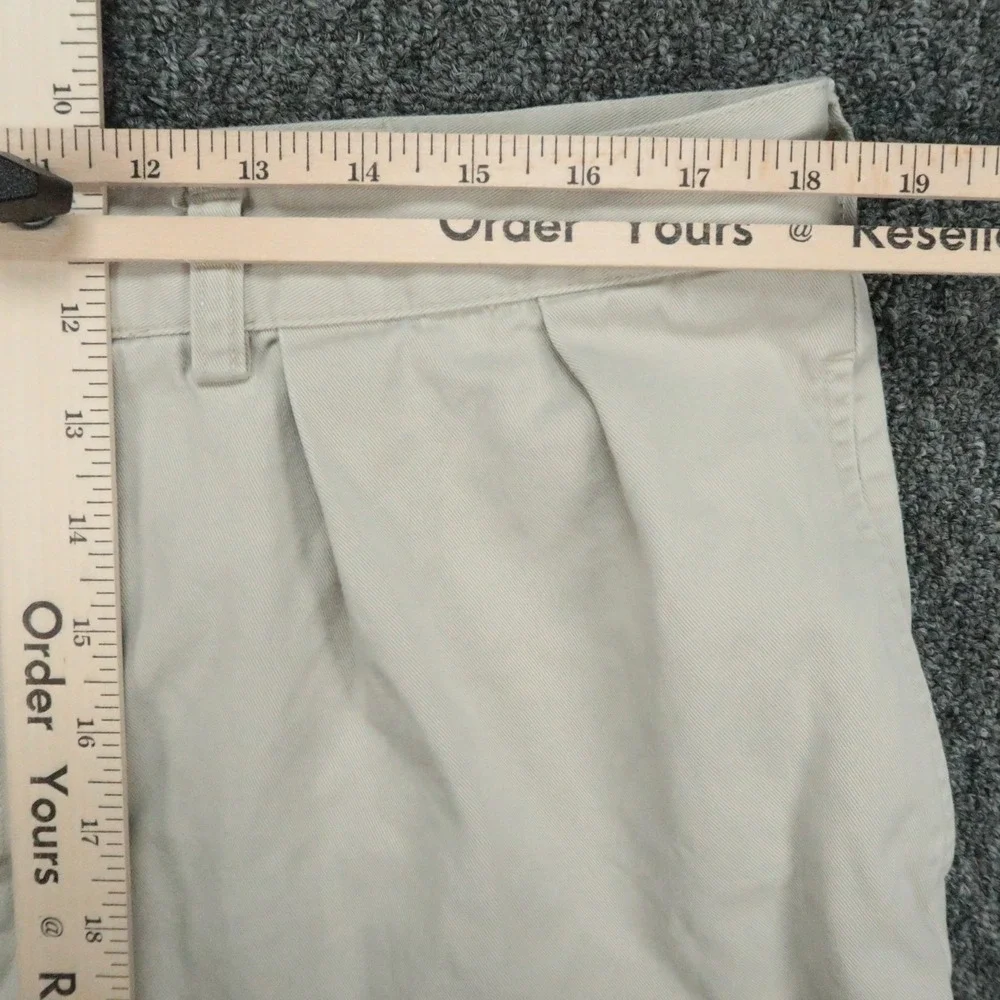 Polo Ralph Lauren Shorts Mens 36 Khaki Tan Tyler Chino Double Two Pleat VTG